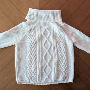 Billabong Cream Cable Turtleneck Sweater